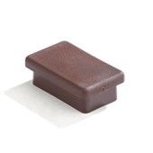 TRANSFORM TRAPLAST záslepka jeklu  50x30 mm, plastová, Hnědá